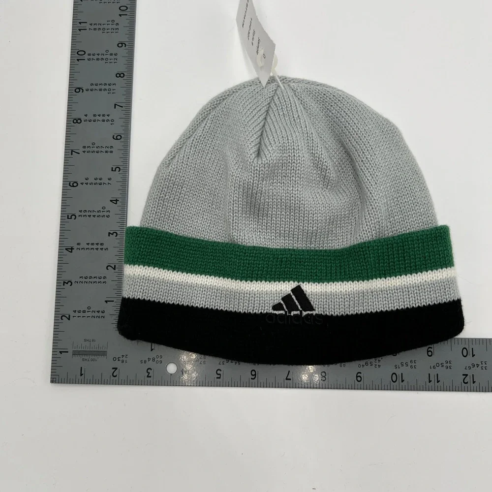 Adidas Dallas Stars NHL Cuffed Beanie Grey Green Black NEW